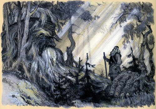 Väinämöinen и Вироканнас (Кочергин)